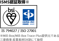 ISMS認証取得 IS 794027 / ISO 27001